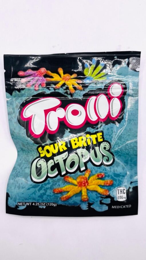 TROLLI SOUR BRITE OCTOPUS  600MG