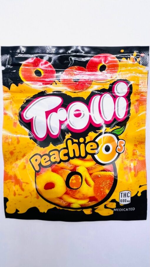 TROLLI  PEACHIE O'S 600MG