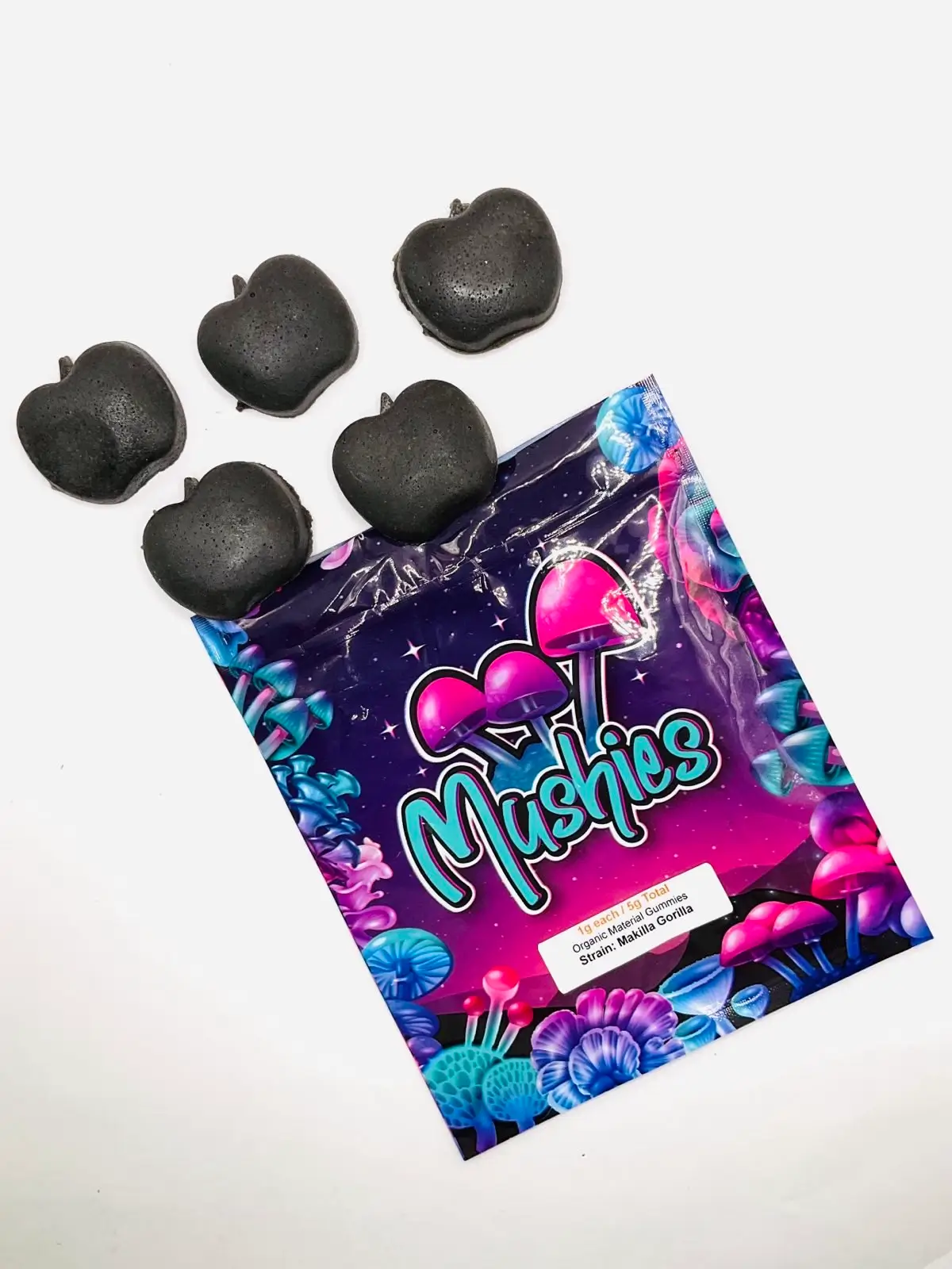 MUSHIES – MAGIC MUSHROOM 1G EDIBLES 5 PCS 1 MUSHIES - MAGIC MUSHROOM 1G EDIBLES