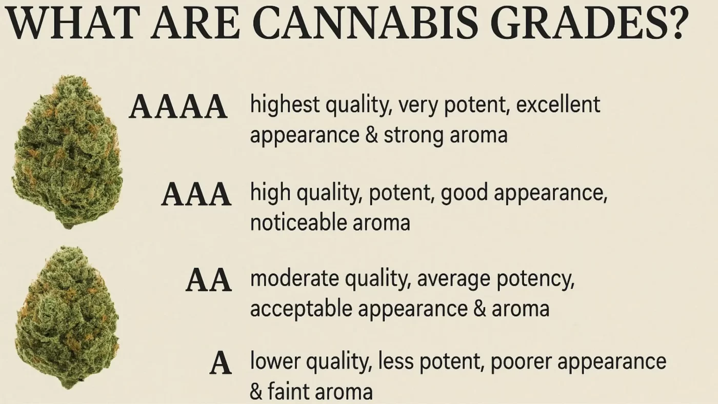 Understanding Cannabis Grades: From A to AAAA Quality 2 What Are Cannabis Grades