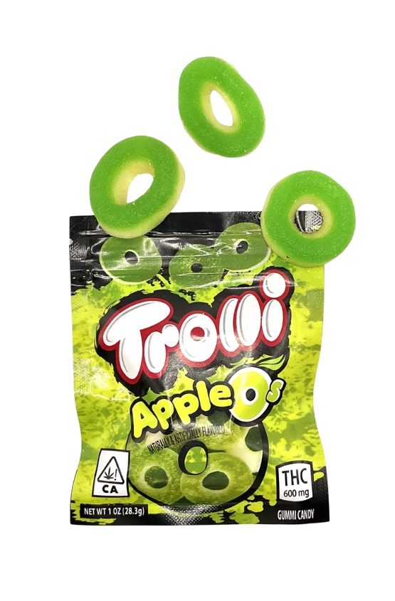 TROLLI APPLE RINGZ 600MG THC GUMMIES 1 TROLLI APPLE RINGZ 600MG THC GUMMIES