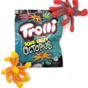 Trolli Sour Octopus 600mg THC cannabis gummies